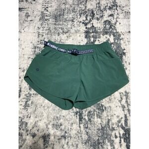 Nani Active Women Emerald Green Belted Athletic Shorts Small Hiking Running